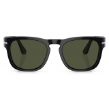 Persol - Elio - Black / Green - Sunglasses - Persol Eyewear