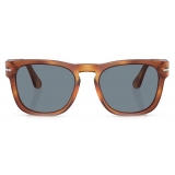 Persol - Elio - Terra di Siena / Azzurro - Occhiali da Sole - Persol Eyewear