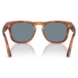 Persol - Elio - Terra di Siena / Azzurro - Occhiali da Sole - Persol Eyewear