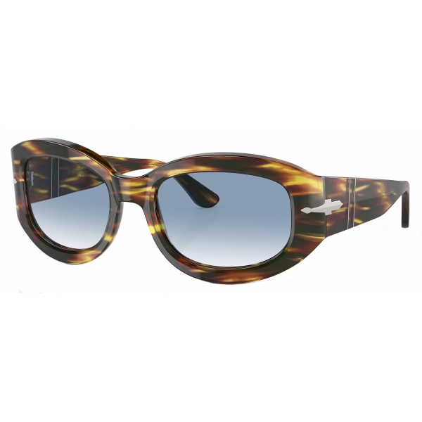 Persol - PO3335S - Brown Yellow Tortoise / Gradient Blue - Sunglasses - Persol Eyewear