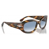 Persol - PO3335S - Brown Yellow Tortoise / Gradient Blue - Sunglasses - Persol Eyewear