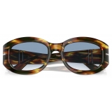 Persol - PO3335S - Marrone Giallo Tartarugato / Blu Sfumato - Occhiali da Sole - Persol Eyewear