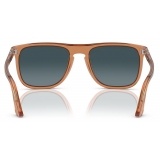 Persol - PO3336S - Transparent Brown / Blue Gradient - Sunglasses - Persol Eyewear