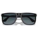 Persol - PO3336S - Black / Blue Gradient - Sunglasses - Persol Eyewear