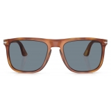 Persol - PO3336S - Terra di Siena / Light Blue - Sunglasses - Persol Eyewear