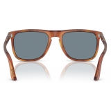 Persol - PO3336S - Terra di Siena / Light Blue - Sunglasses - Persol Eyewear