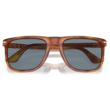 Persol - PO3336S - Terra di Siena / Light Blue - Sunglasses - Persol Eyewear