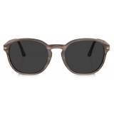 Persol - PO3343S - Striato Marrone / Polar Nero Grigio - Occhiali da Sole - Persol Eyewear