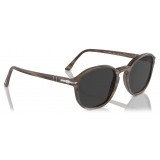 Persol - PO3343S - Striato Marrone / Polar Nero Grigio - Occhiali da Sole - Persol Eyewear