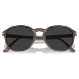 Persol - PO3343S - Striato Marrone / Polar Nero Grigio - Occhiali da Sole - Persol Eyewear