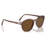 Persol - PO3343S - Striato Marrone / Polar Nero Grigio - Occhiali da Sole - Persol Eyewear