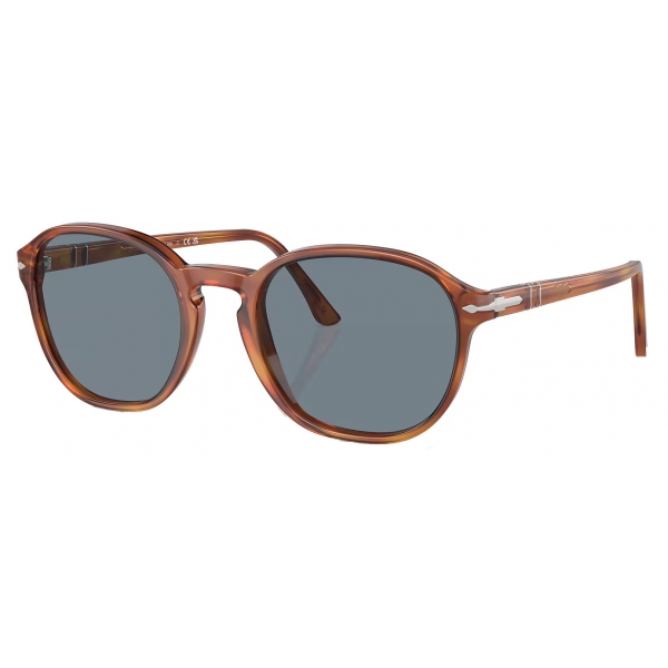 Persol - PO3343S - Terra di Siena / Light Blue - Sunglasses - Persol Eyewear