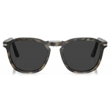 Persol - PO3345S - Brown Tortoise / Polar Dark Grey - Sunglasses - Persol Eyewear