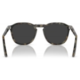 Persol - PO3345S - Brown Tortoise / Polar Dark Grey - Sunglasses - Persol Eyewear