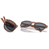 Persol - PO3345S - Terra di Siena / Blu - Occhiali da Sole - Persol Eyewear