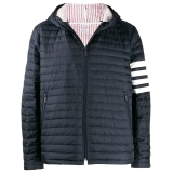 Thom Browne - Navy Blue Quilted Jacket - Thom Browne Exclusive Luxury Collection