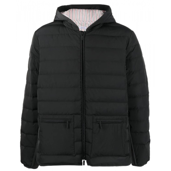 Thom Browne - Hooded Knit Panel Jacket - Thom Browne Exclusive Luxury Collection