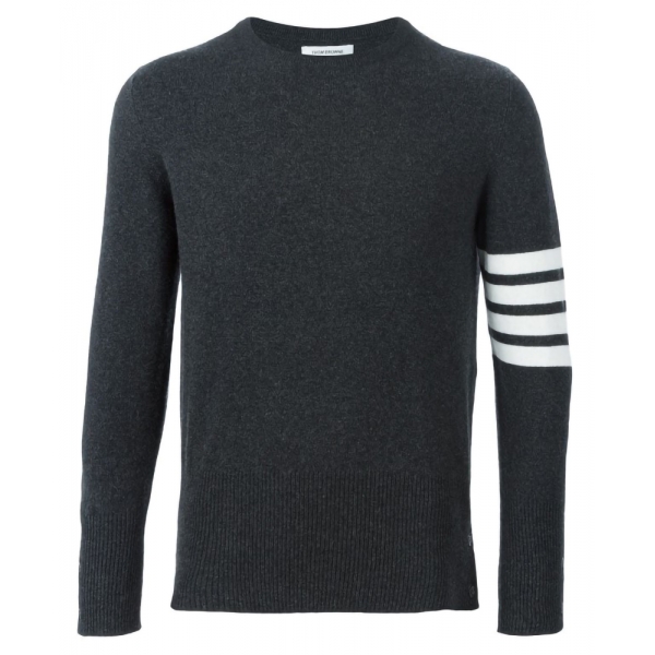 Thom Browne - Cashmere 4-Bar Classic Pullover - Thom Browne Exclusive Luxury Collection