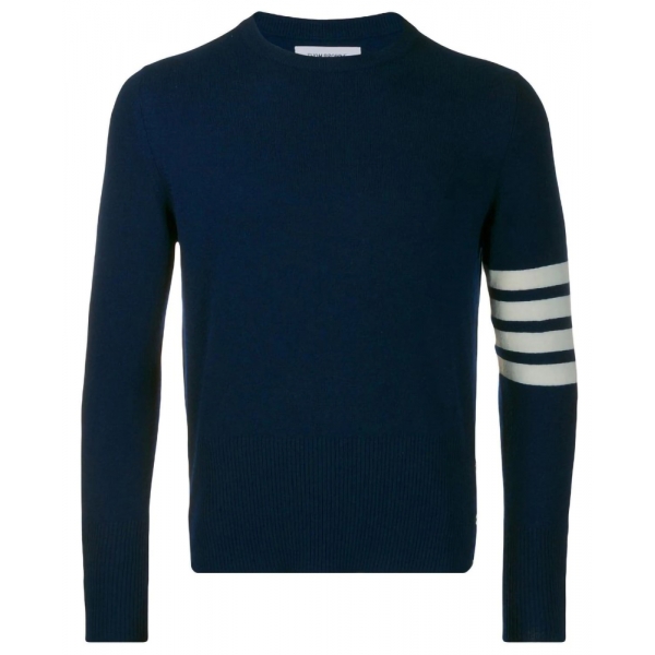 Thom Browne - Cashmere 4-Bar Classic Pullover - Thom Browne Exclusive Luxury Collection