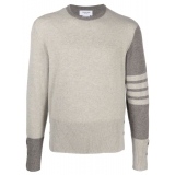 Thom Browne - Beige Fun Mix Pullover - Thom Browne Exclusive Luxury Collection