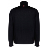 Thom Browne - Maglione in Maglia Fine Blu Navy - Thom Browne Exclusive Luxury Collection