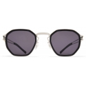 Mykita - Gia - Decades - Argento Lucido Nero Grigio Freddo - Metal Collection - Occhiali da Sole - Mykita Eyewear