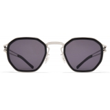 Mykita - Gia - Decades - Argento Lucido Nero Grigio Freddo - Metal Collection - Occhiali da Sole - Mykita Eyewear