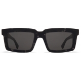 Mykita - Dakar - Mykita Acetate - Chilled Raw Black Havana Silver Dark Grey - Acetate Collection - Sunglasses