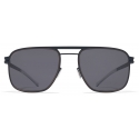 Mykita - Eli - NO1 - Indaco Sabbia Scura Polarized Pro Hi-Con Grigio - Metal Collection - Occhiali da Sole - Mykita Eyewear