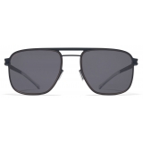 Mykita - Eli - NO1 - Indaco Sabbia Scura Polarized Pro Hi-Con Grigio - Metal Collection - Occhiali da Sole - Mykita Eyewear