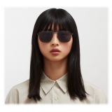 Mykita - Eli - NO1 - Indaco Sabbia Scura Polarized Pro Hi-Con Grigio - Metal Collection - Occhiali da Sole - Mykita Eyewear