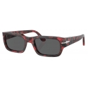 Persol - Adrien - Havana Rosso / Grigio Scuro - Occhiali da Sole - Persol Eyewear