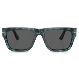 Persol - PO3348S - Blue Havana / Dark Grey - Sunglasses - Persol Eyewear