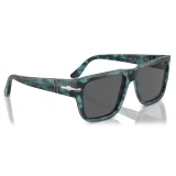 Persol - PO3348S - Blue Havana / Dark Grey - Sunglasses - Persol Eyewear