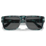 Persol - PO3348S - Blue Havana / Dark Grey - Sunglasses - Persol Eyewear