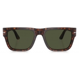 Persol - PO3348S - Havana / Green - Sunglasses - Persol Eyewear