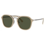 Persol - PO3352S - Beige Opale / Verde - Occhiali da Sole - Persol Eyewear