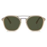 Persol - PO3352S - Beige Opale / Verde - Occhiali da Sole - Persol Eyewear