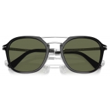 Persol - PO3352S - Black / Polar Green - Sunglasses - Persol Eyewear