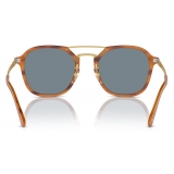 Persol - PO3352S - Striato Marrone / Azzurro - Occhiali da Sole - Persol Eyewear