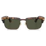 Persol - PO3354S - Honey Tortoise Brown / Green - Sunglasses - Persol Eyewear