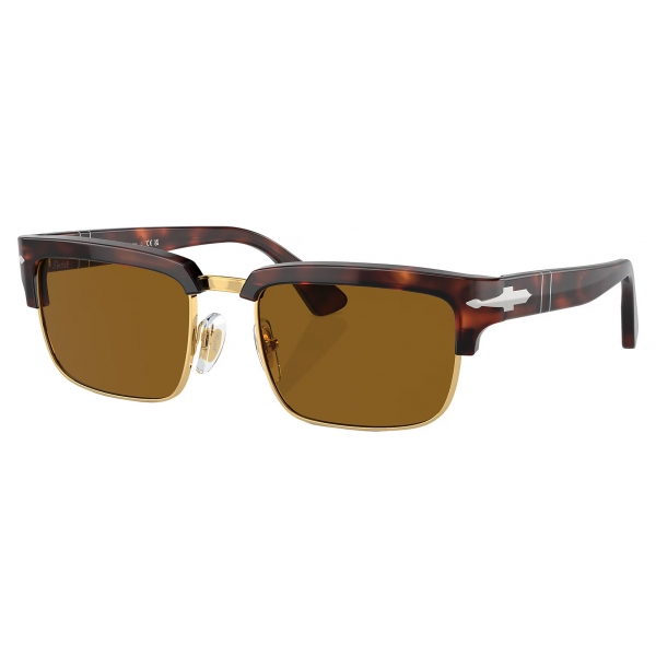 Persol - PO3354S - Tartaruga Marrone Oro / Marrone - Occhiali da Sole - Persol Eyewear