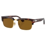 Persol - PO3354S - Tartaruga Marrone Oro / Marrone - Occhiali da Sole - Persol Eyewear