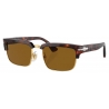 Persol - PO3354S - Tortoise Brown Gold / Brown - Sunglasses - Persol Eyewear