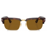 Persol - PO3354S - Tartaruga Marrone Oro / Marrone - Occhiali da Sole - Persol Eyewear