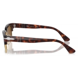 Persol - PO3354S - Tartaruga Marrone Oro / Marrone - Occhiali da Sole - Persol Eyewear