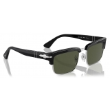 Persol - PO3354S - Black Silver / Green - Sunglasses - Persol Eyewear