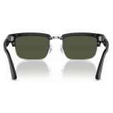 Persol - PO3354S - Black Silver / Green - Sunglasses - Persol Eyewear