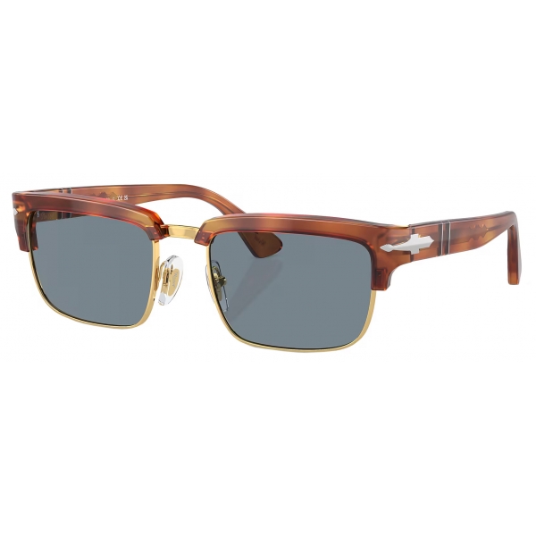 Persol - PO3354S - Terra di Siena / Light Blue - Sunglasses - Persol Eyewear