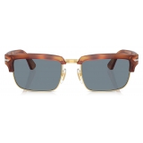 Persol - PO3354S - Terra di Siena / Light Blue - Sunglasses - Persol Eyewear